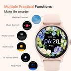 DIVElink Smart Watch, HD Smartwatch for Men Women (Answer/Make Calls), Fitness Watch with 100+ Sport Modes, IP68 Waterproof/Heart Rate/Sleep Monitor, Activity Trackers for iOS/Android