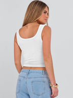 ANRABESS Tank Tops for Women Scoop Neck Crop Sleeveless Top Summer Going Out Basic Tee Cute Ribbed Slim Shirts Clothes 2026