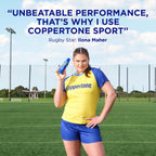 Coppertone Sport Sunscreen Spray SPF 50, Water Resistant Spray Sunscreen Pack, 5.5 Oz, Pack of 2 (Packaging May Vary)