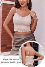 Avidlove Lace Bralette for Women Spaghetti Strap Tank Top V Neck Slim Basic Camisoles