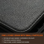 Genuine Leather Case for iPad 12th/11th/10th Gen (11"/10.9") 2025-2022 with Pencil Holder and Adjustable Stand, Magnetic Closure, Auto Wake/Sleep Cover, Black
