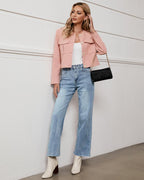 GRAPENT Straight Leg Jeans for Women High Waisted Stretchy Frayed Raw Hem Loose Denim Pants Casual Baggy Jean Trousers