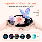 DIVElink Smart Watch, HD Smartwatch for Men Women (Answer/Make Calls), Fitness Watch with 100+ Sport Modes, IP68 Waterproof/Heart Rate/Sleep Monitor, Activity Trackers for iOS/Android