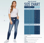 WallFlower Luscious Curvy Bootcut Jeans for Women, Mid-Rise Insta Stretch Denim, Size-Inclusive Juniors Jeans, Sizes 0 to 24