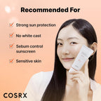 COSRX Vitamin E Vitalizing Sunscreen,SPF 50 Face Sunscreen, Lightweight, Non-Sticky, No White Cast, Hydrating, Beach Essentials, Travel Essentials, Korean Skincare, Mothers Day Gift for Mom1.69 fl oz