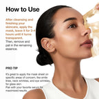 ANUA Rice 70 Glow Collagen Mask, Overnight Face Mask for Glass Skin, Ceramide, Collagen Facial Mask, Skin Moisture Barrier, Tightening Care, Natural Color, Korean Skincare, 1.34 oz/4ea