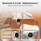 DIVElink Smart Watch, HD Smartwatch for Men Women (Answer/Make Calls), Fitness Watch with 100+ Sport Modes, IP68 Waterproof/Heart Rate/Sleep Monitor, Activity Trackers for iOS/Android