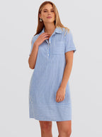 ANRABESS Womens Summer Shirt Dresses Casual Short Sleeve Button Tshirt Shift Short Polo Dress 2026 Beach Vacation Clothes