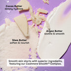 eos Cashmere Lip Butter - Vanilla Cashmere, Plumping Peptides, Smoothing, eos Lip Butter, Shea Butter, Lip Mask, Lip Moisturizer, Soft Lips, 0.35 fl oz