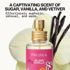 Pacifica Island Vanilla Perfume – Clean Vanilla Fragrance for Women - Warm Tropical Aroma - Long-Lasting Clean Beauty Non Toxic Scent, Vegan & Cruelty-Free, 1 oz Travel-Friendly Spray