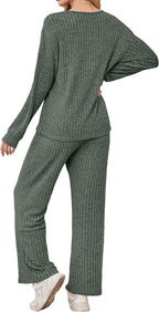 RUMIA Lounge Sets for Women 2026 Vacation Matching Track Suits Sweater Fall Outfits (S-2XL)