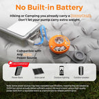 Aerogogo GIGA Pump Air Pump for Inflatables, Only 1Oz Ultra-Mini Portable Air Mattress Pump for Ultralight Camping Gear, Pool Floats Air Bed Air Mattress