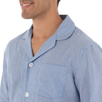 Fruit of the Loom Men's Long Sleeve Broadcloth Pajama Set