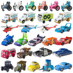 Cars Disney Pixar Cars Toy Lightning McQueen Jackson Storm Mater Sally Sheriff 1:55 Diecast Model Car Toy Children Birthday Gift
