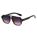 New Fashionable Double-Beam Rivet Sunglasses for Men Wholesale Retro Casual Driving Business Sunglasses