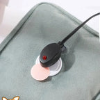 Reusable Hot Compress Bag with EU Plug Rechargeable Hand Warmer Cute Design Portable Hot Water Bottle for Therapeutic Warmth