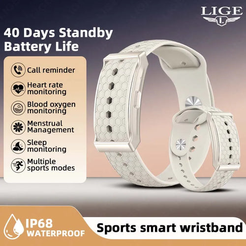 FOXBOX Smart Bracelet No Screen Sleep HRV Monitoring Sports Fitness Tracker Call Reminder Man Woman Smartwatch For IOS A