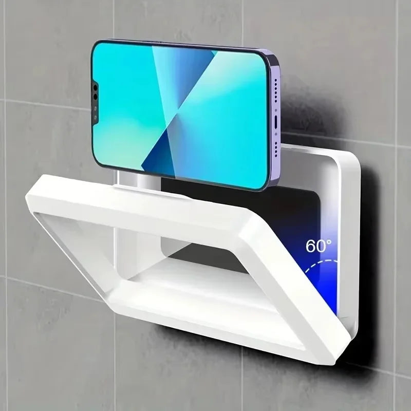 Fixed Universal Waterproof and Anti-fog Mobile Phone Case For Bathhouses Draining Phone Holder Waterproof Touched Shower