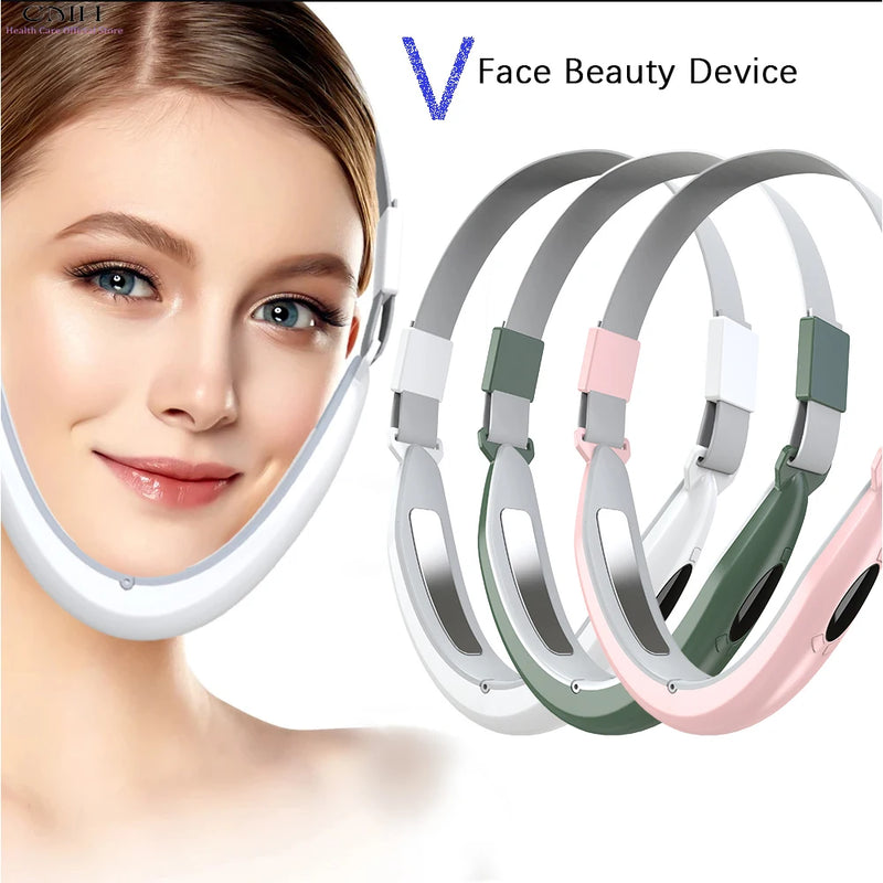 Lady Health Care V-Line Electric Face Massager Double Chin Eliminator Vibration Facial Vibration Massage Fat Reducer Lif