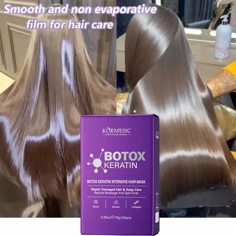 Keratin Hair Mask Magical 5 Second Repair Damage Frizzy Soft Smooth Shiny Hair Deep Moisturize Hair Treat Repair Hair Ca