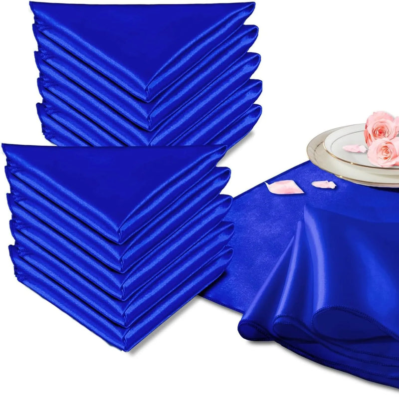 Cloth Napkin Elegant Satin Napkin Wedding Napkin Washable For Family Gathering Restaurant Wedding
