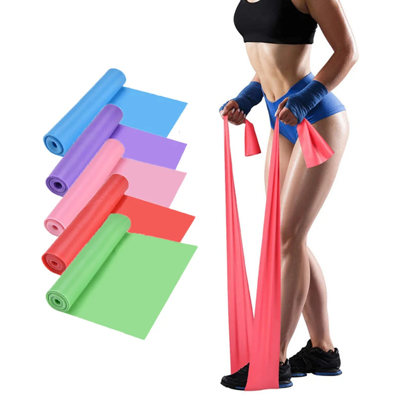 Yoga Sport Resistance Bands Pilates Training Fitness Exercise Home Gym Elastic Band Natural Rubber Latex Yoga Accessorie