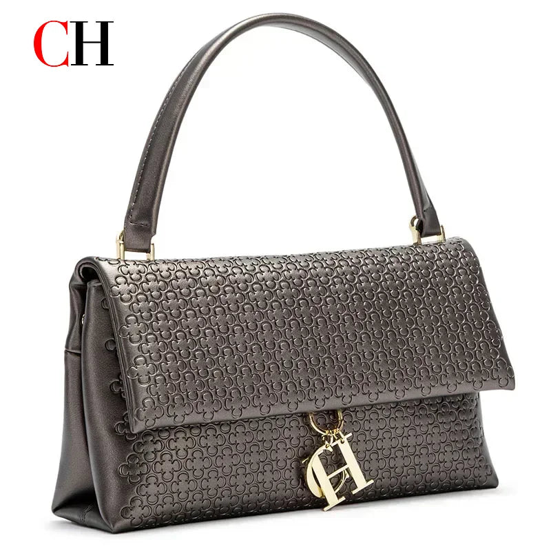 CH Detachable With Cover Chain Bag High Quality Women's Luxury Brand Bags Fashion Simple New Large Capacity Women's Shou